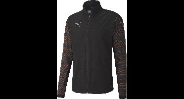 PUMA - ftblNXT Pro Jacket - Puma Black-Shocking Orange - Mannen - Maat XXL