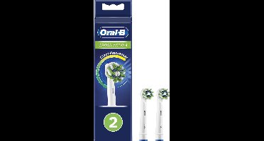 Oral-B CrossAction - Met CleanMaximiser-technologie - Opzetborstels - 2 Stuks
