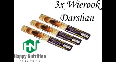 3x Wierook Darshan | 3 pakjes van 20 stuks wierook