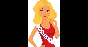 Paper Dreams Partysjerp Bride To Be 180 Cm Polyester Roze