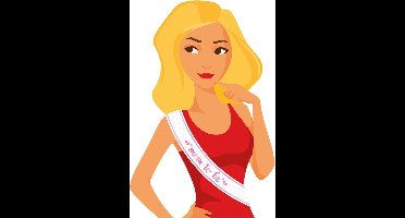 Paper Dreams Sjerp Mom To Be! Dames 85 Cm Polyester Roze/wit