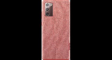 Samsung Kvadrat Hoesje - Samsung Galaxy Note 20 - Rood