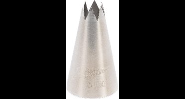 Patisse Spuitmondje Ster 10 Mm Rvs Zilver