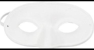 Masker 9,5 X 18,5 Cm Wit Papierpulp 1 Stuk