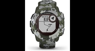 Garmin Instinct Solar - Smartwatch - Robuust GPS Sporthorloge - Zon Oplaadbaar - 45mm - Groen Camo Edition