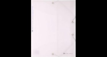 Exacompta Premium A4 Elastomap, 320 x 240 mm, 1 - 200 Vellen, Polypropyleen, Wit (doos 10 stuks)