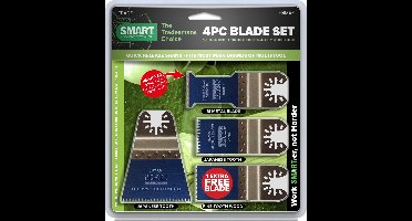 SMART Blades Multitool Zaagbladen Set - Voor Oscillerende Multitools - 5-Delig