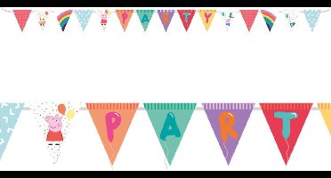 Amscan - Peppa Pig - Vlaggenlijn (330 cm)