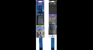 Nite Ize NITEDOG Herlaadbare Led halsband voor een Hond Blauw Large 20" - 24" | 50.8cm - 61cm