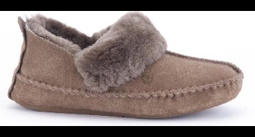 Warmbat Barrine Suede Dames Pantoffels - Mud - Maat 36