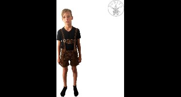 Tiroler broek jongens Leder - Maat 128