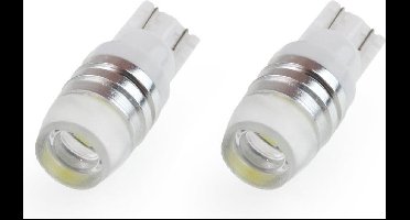 T10 - 5730 - 2 smd - met lens - 2 stuks
