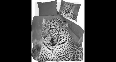 Byrklund Dekbedovertrek Stay Untaimed - 240x220 - 100% Katoen - Antraciet