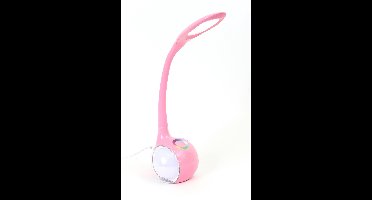 PLATINET PDL20P LED Bureaulamp 7W met RGB nachtlamp functie roze