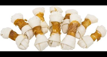 Kluifjes met kip- klein-geknoopt-10 stuks-hondensnacks-Animal King
