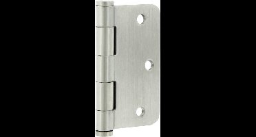 Starx Scharnier vierkant model, met losse pen, ronde hoeken, RVS 76 x 76 mm (3 stuks)
