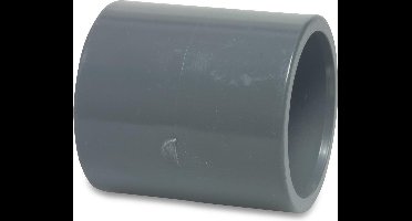 Mega Sok PVC-U 50 mm lijmmof 16bar grijs KIWA