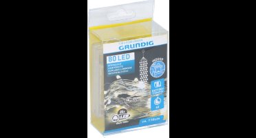 Grundig Kerstverlichting Led 1,1 Meter Rubber 80 Led Geel