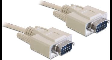 Premium seriële RS232 kabel 9-pins SUB-D (m) - 9-pins SUB-D (m) / gegoten connectoren - 3 meter