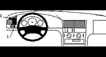 Brodit ProClip houder geschikt voor Mercedes Benz C-Klasse (180-320) 1993-1999 Left mount