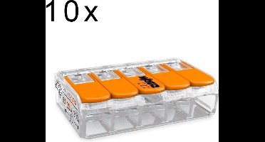 Wago 5-voudige Verbindklem / Lasklem 221-415 10 stuks