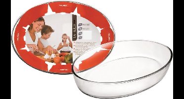 Ibili Ovenschaal glas ovaal 26x18 cm