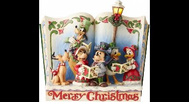 Disney beeldje - Traditions collectie - Merry Christmas (Christmas Carol Storybook)