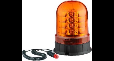 ORANJE dak zwaailicht - 24 LED - R10 / R65 - E keurmerk - magnetische bevestiging
