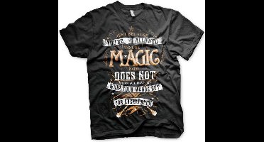 Harry Potter Magic T-shirt zwart M Katoen - Fan merch, Film, Hogwarts
