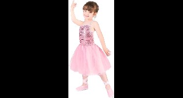 Vegaoo - Roze ballet danseres kostuum voor meisjes