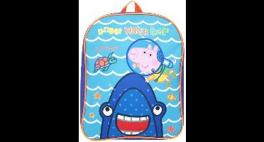 Peppa Pig GEORGE onder Water Rugzak Rugtas School Tas Blauw 2-5 Jaar