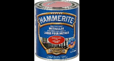 Hammerite Metaallak Hoogglans - Rood - 0,75 l - 10 m²/l - Afwerkingslaag