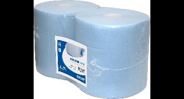 Euro Products industriepapier cellulose 190 meter blauw 2 Stuks
