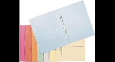 Snelhechter esselte manilla met deklijst grijs - 50 stuks