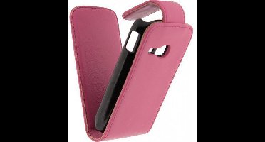 Xccess Leather Flip Case Samsung Galaxy Young S6310 Pink