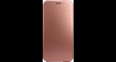 Hoesje geschikt voor Samsung Galaxy J6 (2018) - Kunstlederen Wallet Book Case Cover Portemonnee - Rose Goud - van iCall