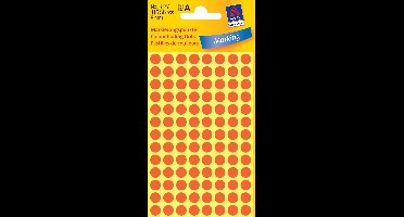 Huismerk Avery 3177 Ronde Etiket 8mm Licht Rood