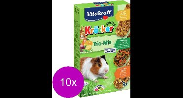 Vitakraft Cavia Kracker 3in1 - Knaagdiersnack - 10 x Honing&Groente&Citrus