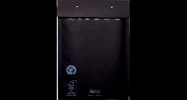 Luchtkussenenveloppen 180x265 mm doos van 100 stuks zwart