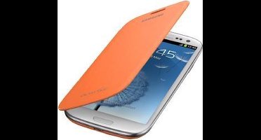 Samsung Flip Cover voor de Samsung Galaxy S3 - Oranje
