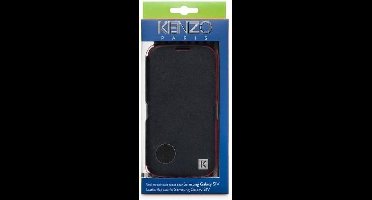 Kenzo Leather/Metal Flip Case Samsung Galaxy S4 Black