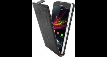Mobiparts Vintage Flip Case Sony Xperia Z Black