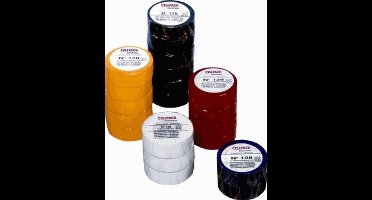 CELP zelfkl tape 128, PVC, zw, (lxb) 25mx19mm, UV-bestendig, isol