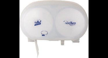 Tork Twin Hulsloos Mid-size Toiletpapier Dispenser Kunststof Wit T7