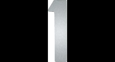 Artitec  huisnummer 1 RVS matgeborsteld 120 mm 93021