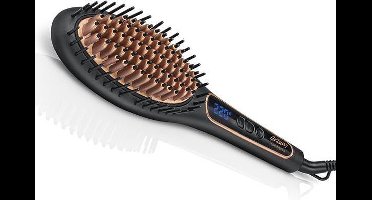 Arzum Superstar Stijlborstel AR5036-0100 | Zwart/Koper - Led scherm - Keramische coating - Toermalijn-ionentechnologie - 140-220°C - 53W