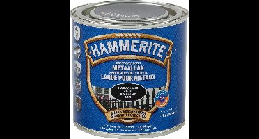 Hammerite Metaallak Hoogglans - Zwart - 250 ml - 10 m²/l - Afwerkingslaag