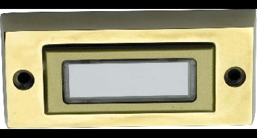 BYRON BELDRUKKER BEDRAAD MESSING 3333