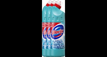 Glorix Bleek Eucalyptus - 3 x 750 ml - Toiletreiniger - Voordeelverpakking