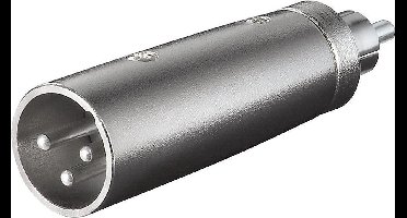 Goobay Adapter XLR mannelijk - Tulp mono mannelijk